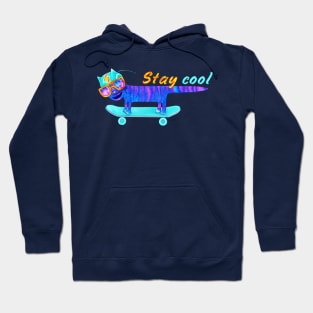 Cat Stay cool Hoodie